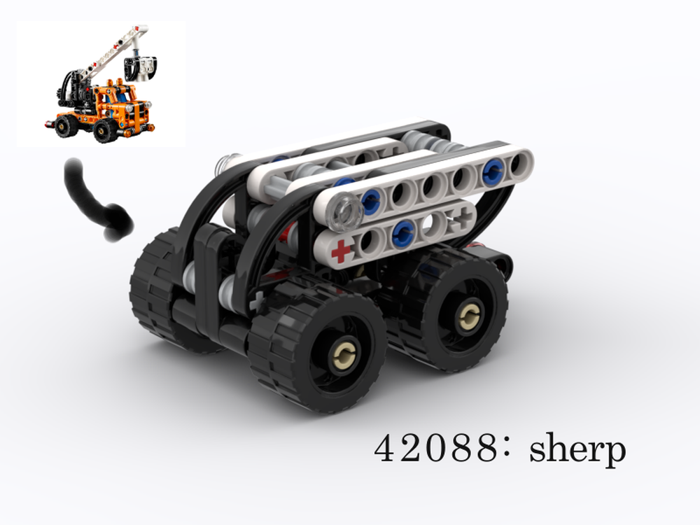 Lego 42088 D-model: SHERP atv