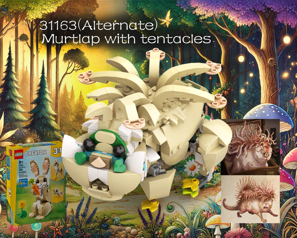 Lego 31162-Murtlap with tentacles(Alternate)