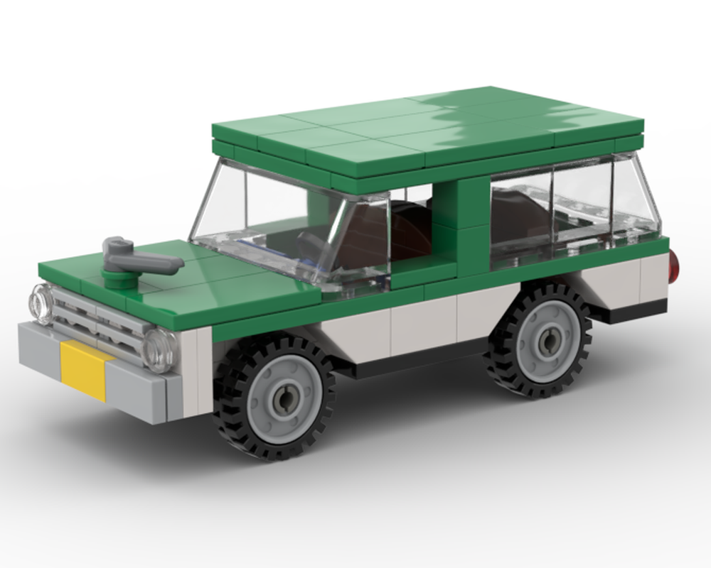 Lego Green Station Wagon