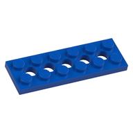 Lego Technic Plate 2 x 6 [5 Holes] / Blue