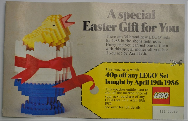 Lego 1986 Medium UK Easter (2000511-UK.)