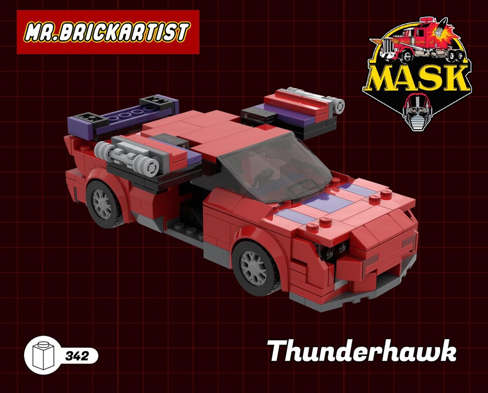 Lego M.A.S.K. (Mask) Thunderhawk IROC Camaro