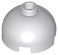 Lego Brick, Round 2 x 2 Dome Top / Light Bluish Gray