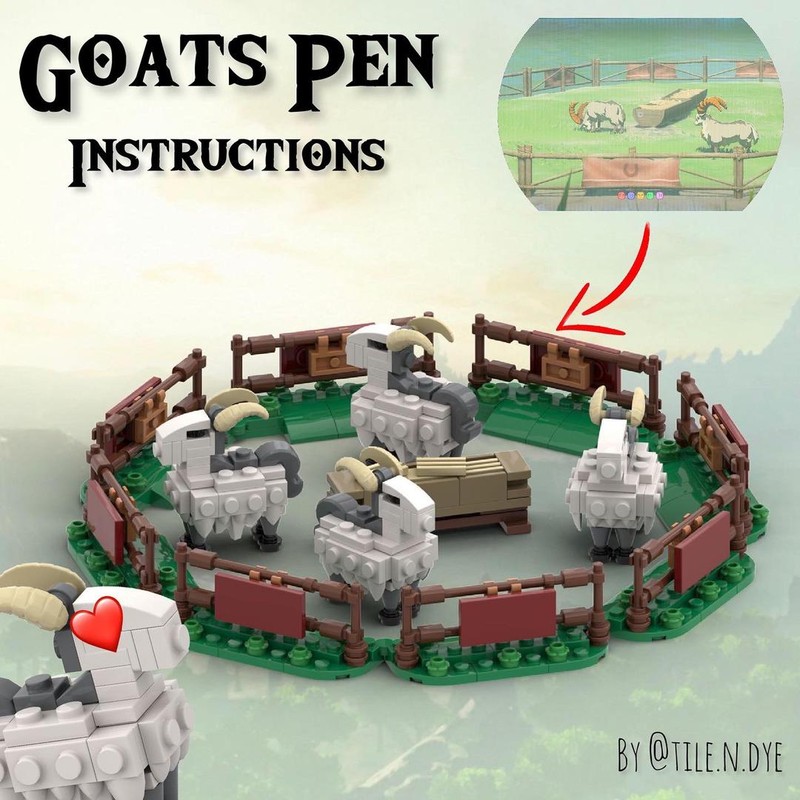 Lego ZBOTW - Stable Goat Pen
