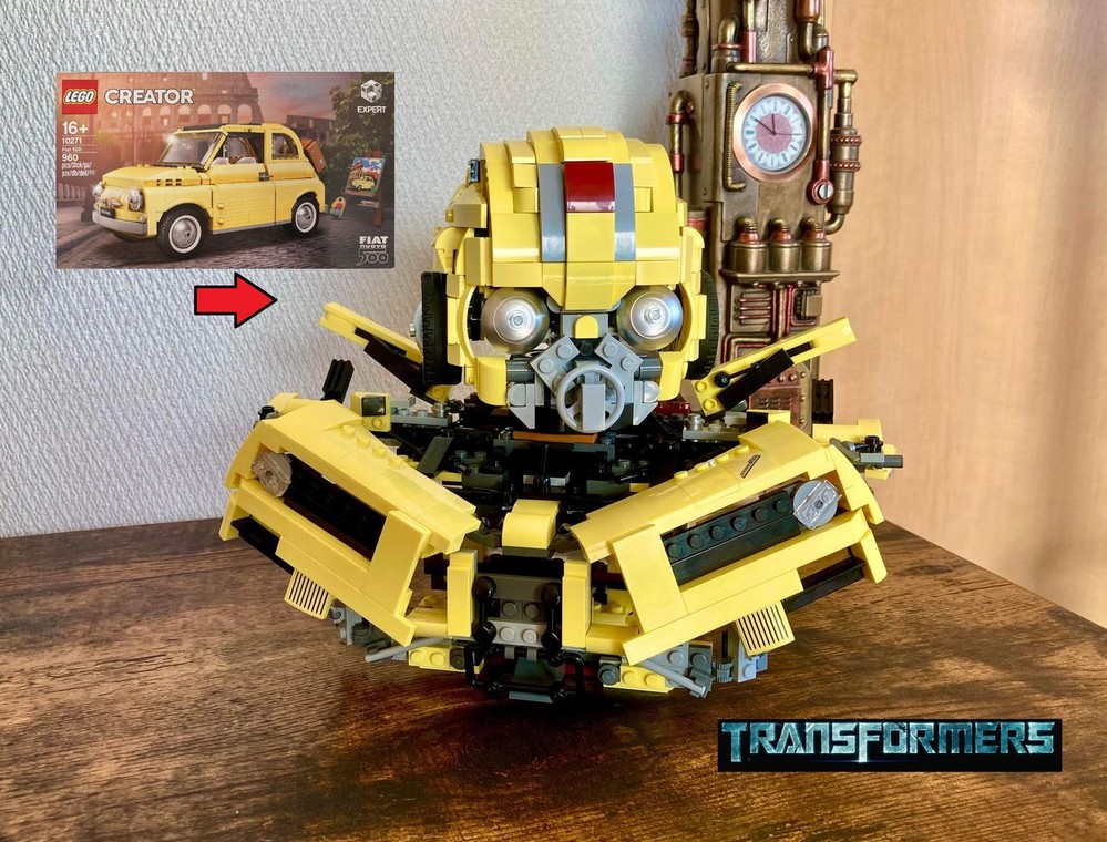 Lego Bumblebee Movie Bust-Transformers