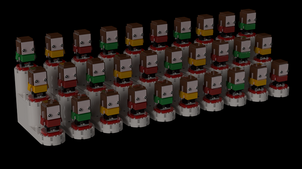 Lego BrickHeadz stand 10x3