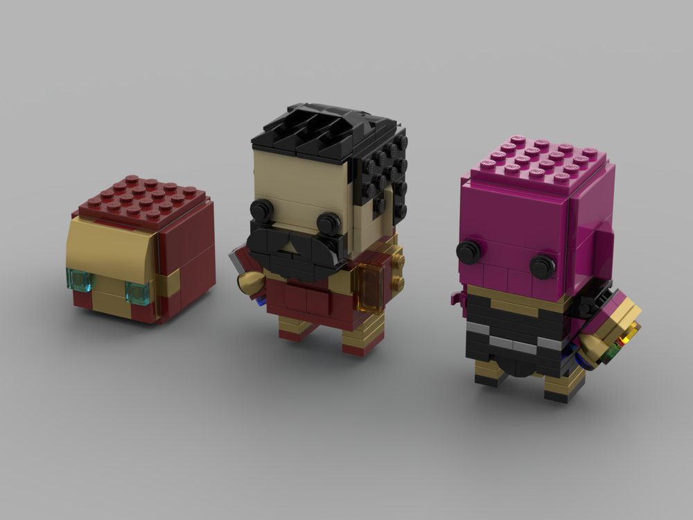 Lego Endgame Final battle BrickHEADZ
