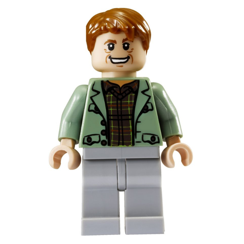Lego Arthur Weasley, Open Sand Green Jacket