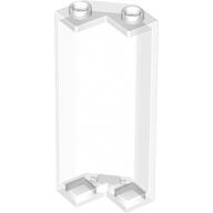 Lego Panel 2 x 2 x 5 Corner / Trans-Clear