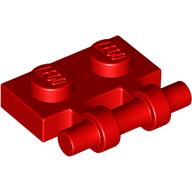 Lego Plate Special 1 x 2 Side Handle [Free Ends] / Red