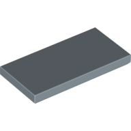 Lego Tile 2 x 4 with Groove / Sand Blue