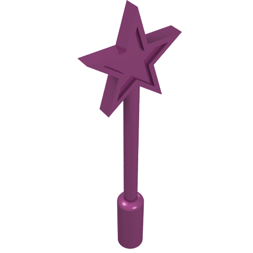 Lego Equipment Magic Wand / Magenta