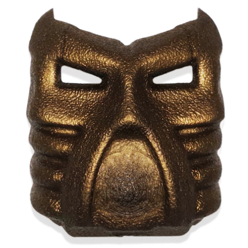 Lego Large Figure Mask Krana Ca / Flat Dark Gold