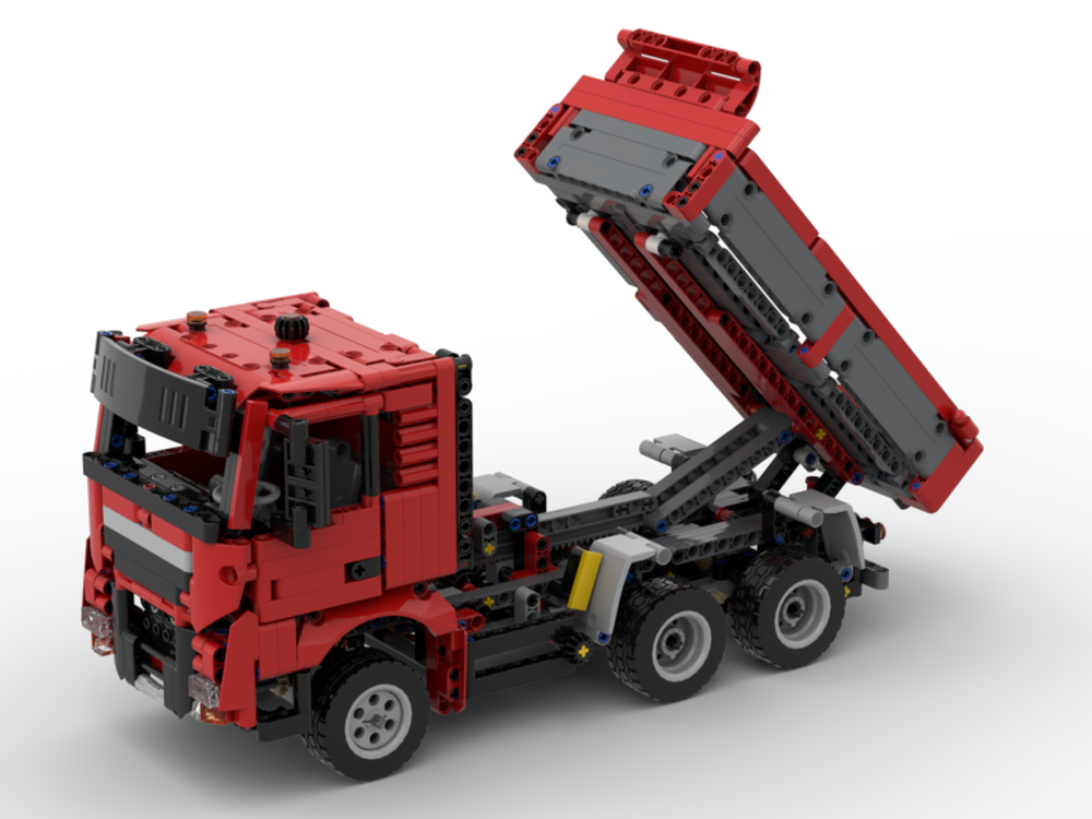 Lego Man TGX dump truck