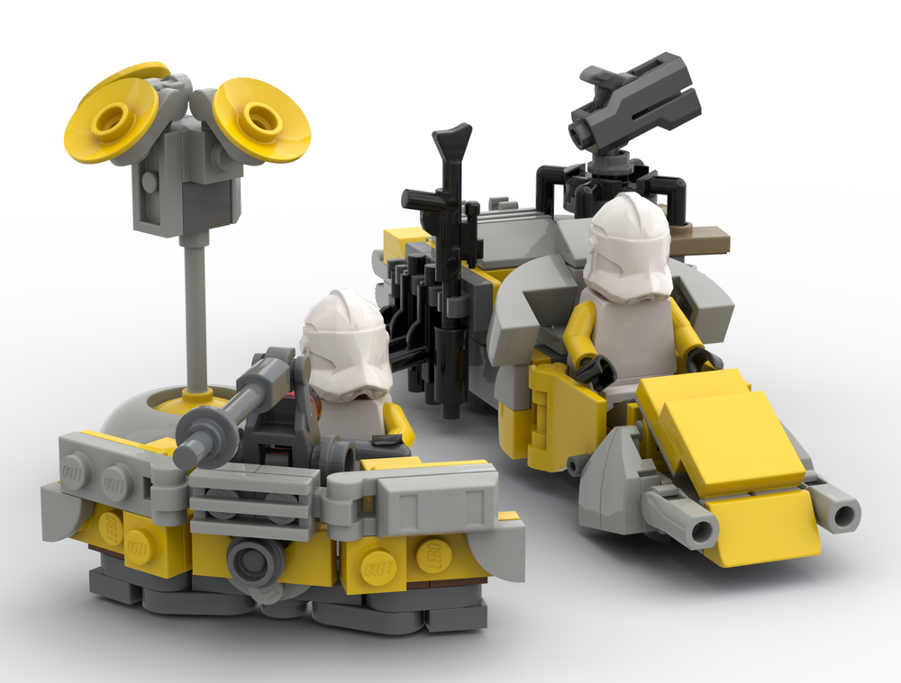 Lego Transport Speeder + Blockade + Radio Tower 75431 Alternate Build