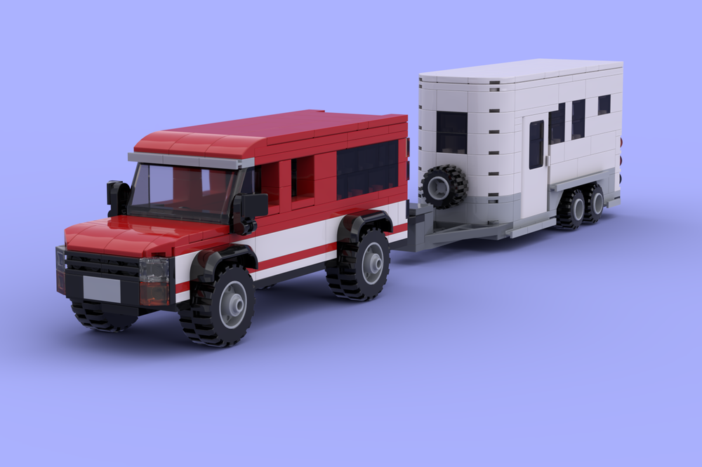 Lego custom horse float