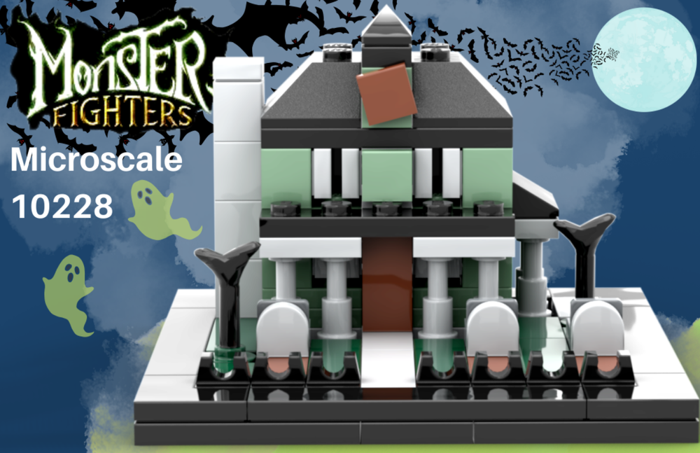 Lego Microscale Haunted House