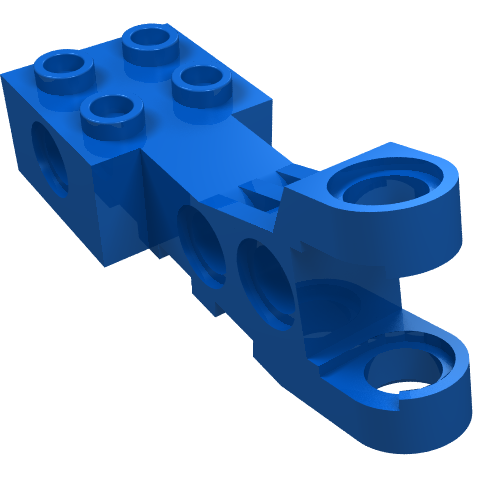 Lego Technic Motorcycle Pivot / Blue