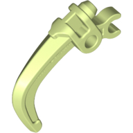 Lego Large Figure Weapon Claw, with Clip / Yellowish Green