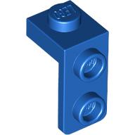 Lego Bracket 1 x 1 - 1 x 2 / Blue