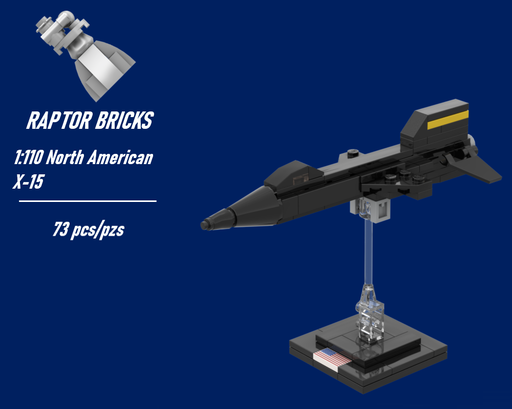 Lego 1:110 Scale North American X-15