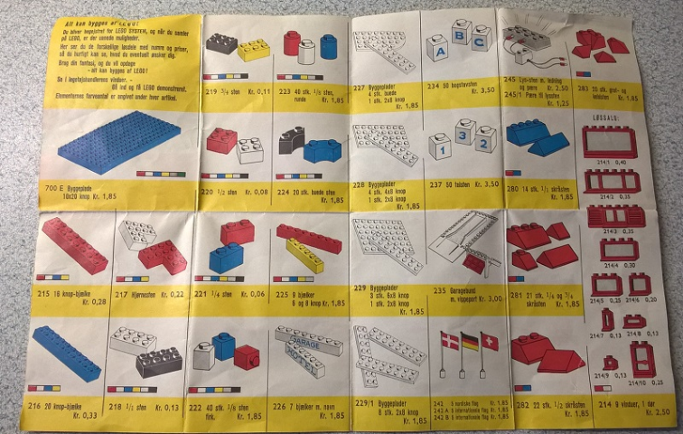 Lego 1962 Danish