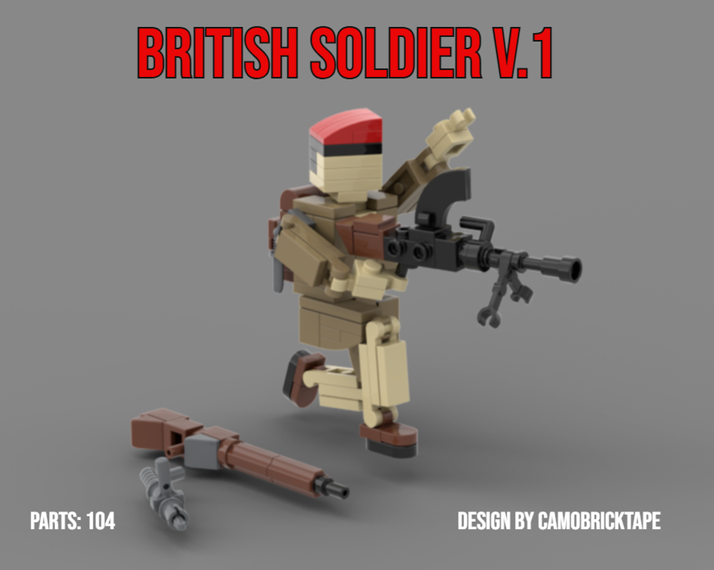 Lego British Soldier V.1