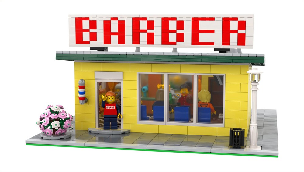 Lego Neighborhood Barber Shop