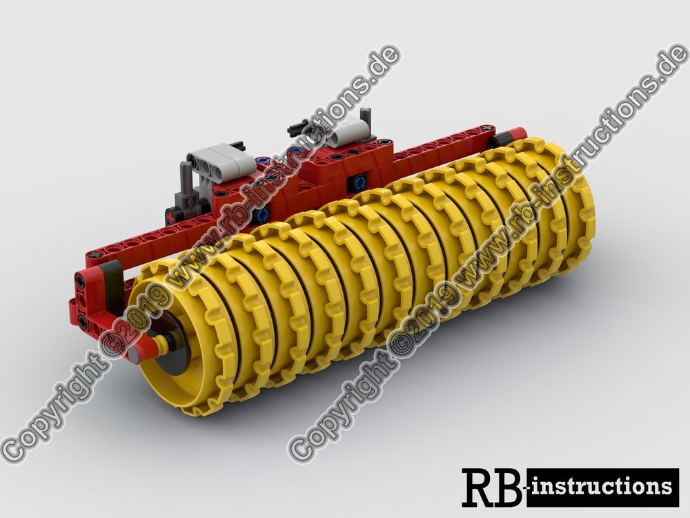 Lego Silo roller for Claas Xerion 5000 or Fastrac (Silowalze)