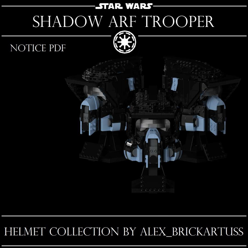 Lego Helmet Shadow Arf Trooper