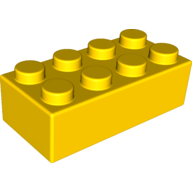 Lego Brick Soft 2 x 4 / Yellow