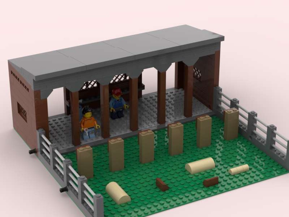 Lego Axe Throwing area
