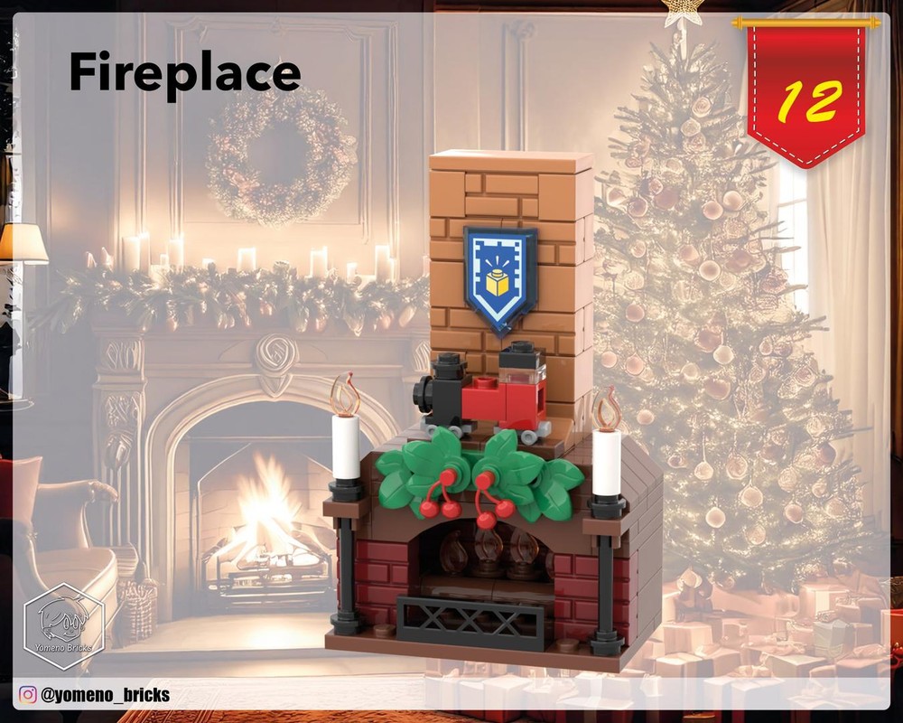 Lego Fireplace - Advent calendar 2024 - 12