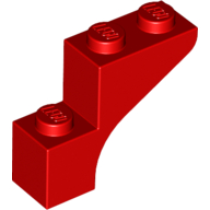 Lego Brick Arch 1 x 3 x 2 / Red