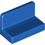Lego Panel 1 x 2 x 1 [Rounded Corners] / Blue
