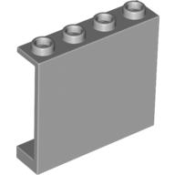 Lego Panel 1 x 4 x 3 [Hollow Studs] / Light Bluish Gray