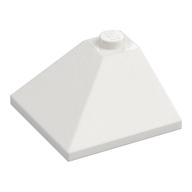 Lego Brick Sloped 33° 3 x 3 Double Convex / White