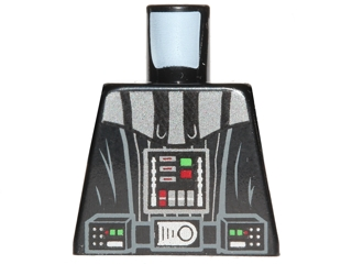 Lego Torso SW Darth Vader Imperial Star Destroyer Pattern / Black