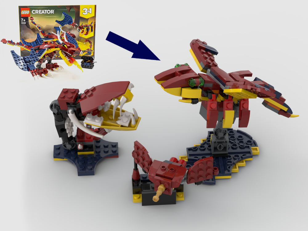 Lego 31102 Carnivorous plant and insects Alternative Build