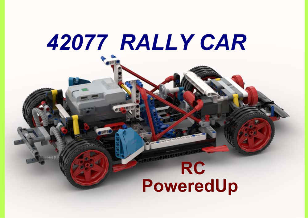 Lego 42077 RALLY CAR POWERED UP.