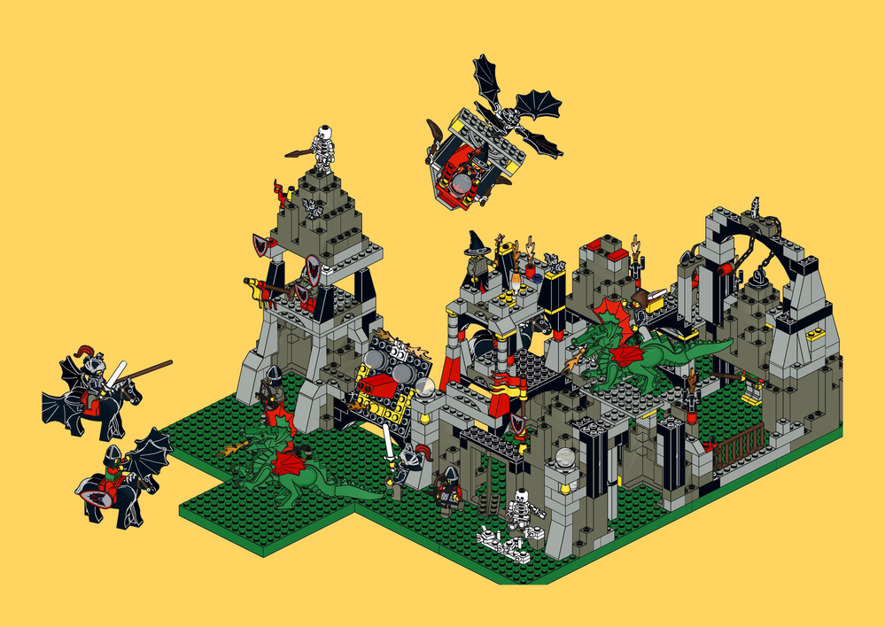 Lego 6087 Witch's Magic Manor Complex