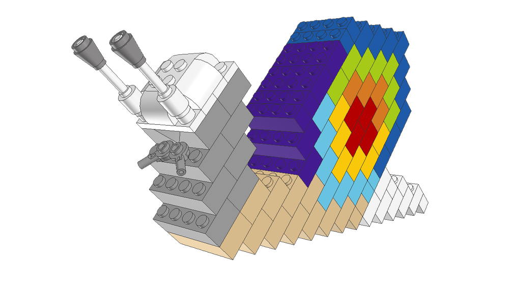 Lego 11005 Rainbow Snail