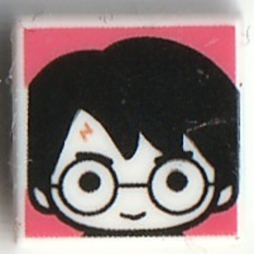 Lego Tile 1 x 1 with Harry Potter Print