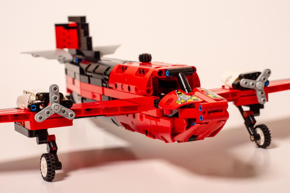 Lego Red Cargo Plane