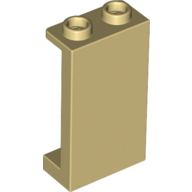 Lego Panel 1 x 2 x 3 [Side Supports / Hollow Studs] / Tan