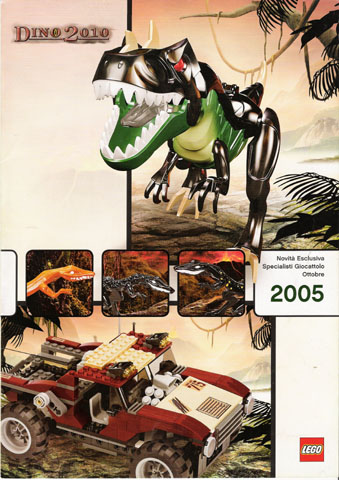 Lego 2005 Dealer Italian Launch Folder Dino 2010