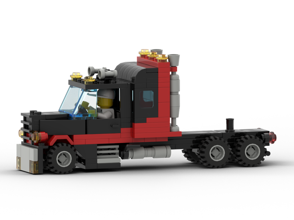 Lego US Show Truck with gradual stripes