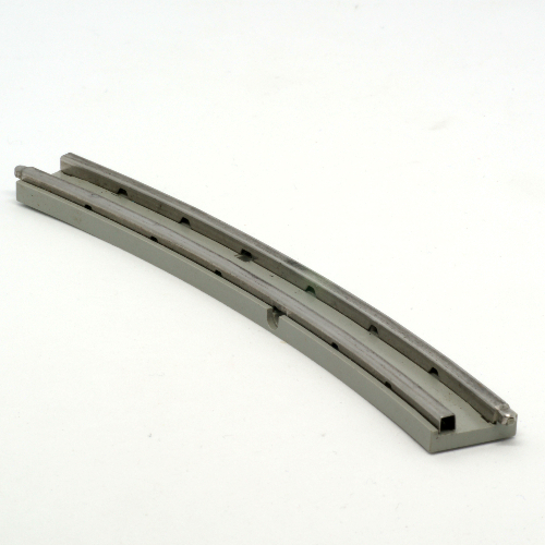 Lego Train Track 12V Conducting Rail Curved [Cable Connection Holes]