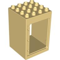 Lego Duplo Building Door Frame / Entryway 4 x 4 x 5 / Light Yellow