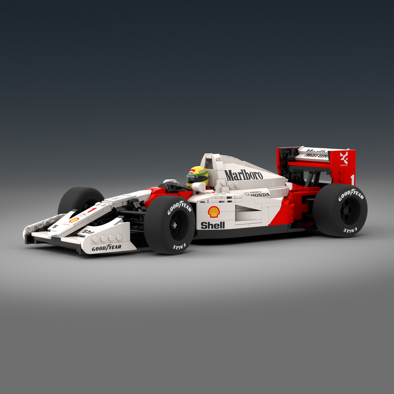 Lego McLaren MP4/6 - working V12